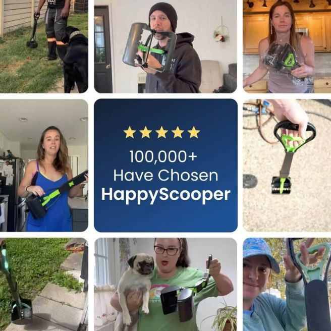 HappyScooper dog waste cleanup HappyScooper dog waste cleanup
